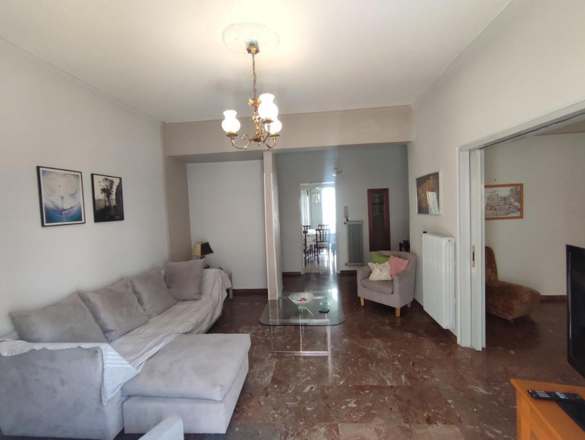 2 Br110 Sqm Free Parking Full Clima Apartment Patras Bagian luar foto
