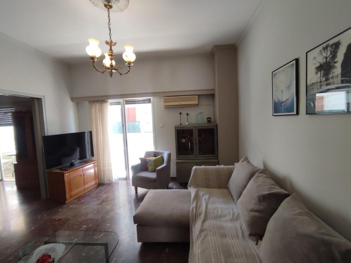 2 Br110 Sqm Free Parking Full Clima Apartment Patras Bagian luar foto
