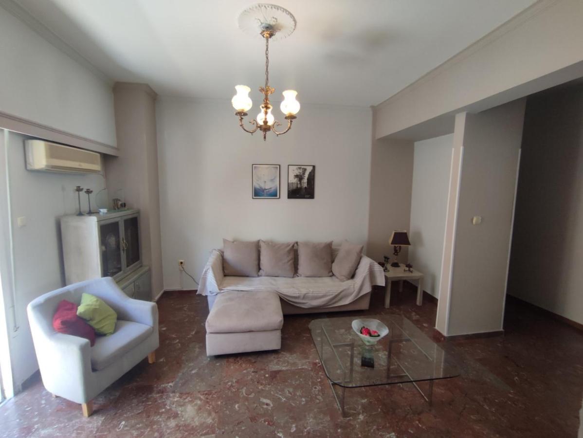 2 Br110 Sqm Free Parking Full Clima Apartment Patras Bagian luar foto