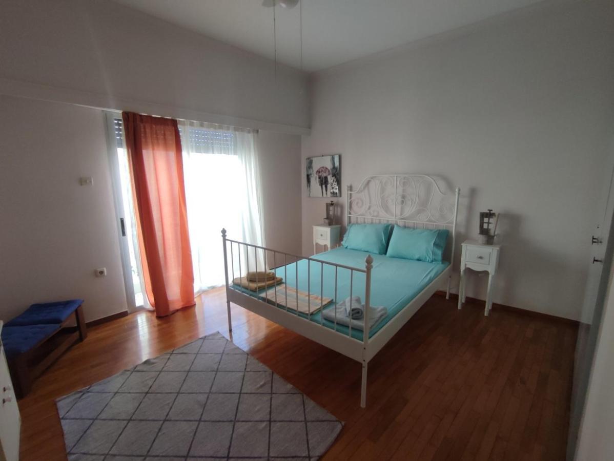 2 Br110 Sqm Free Parking Full Clima Apartment Patras Bagian luar foto