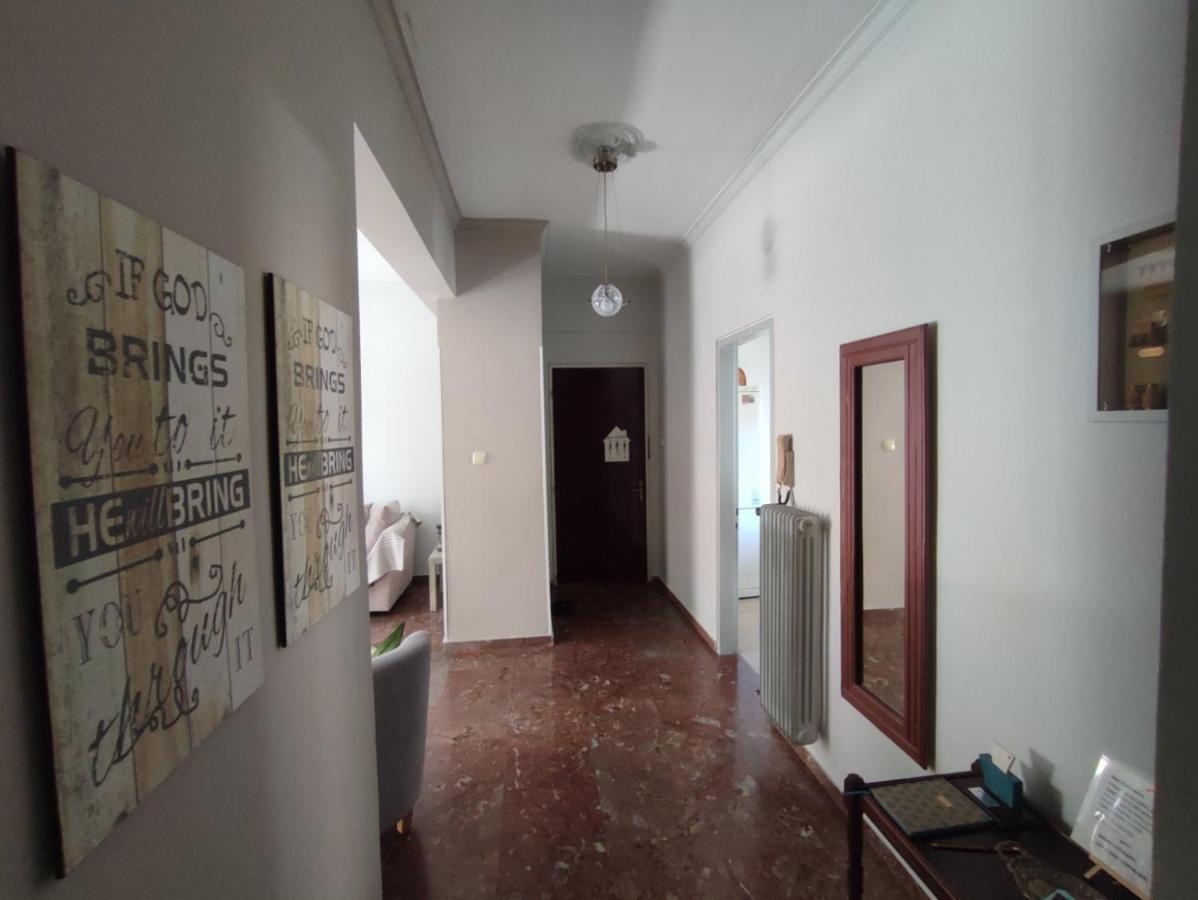 2 Br110 Sqm Free Parking Full Clima Apartment Patras Bagian luar foto